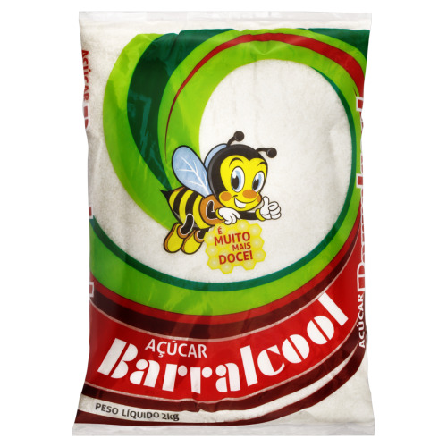 AÇÚCAR CRISTAL BARRALCOOL PACOTE 2KG