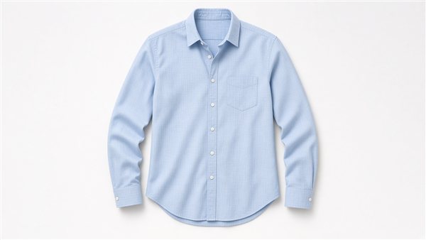 Camisa Casual Azul